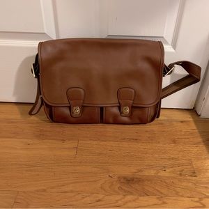Vintage Coach leather Field Messenger Bag